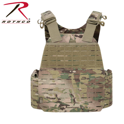 Rothco Laser Cut MOLLE Plate Carrier Vest MultiCam Size Regular