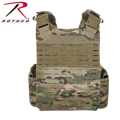 Rothco Laser Cut MOLLE Plate Carrier Vest MultiCam Size Regular