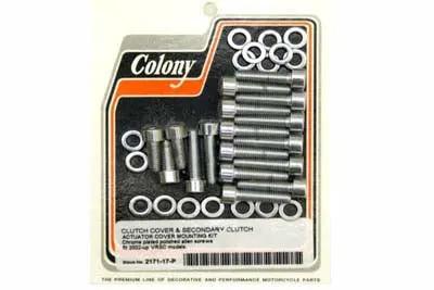 Colony Chrome Clutch Cover Mount Kit for Harley Davidson VRSC Models by Colony