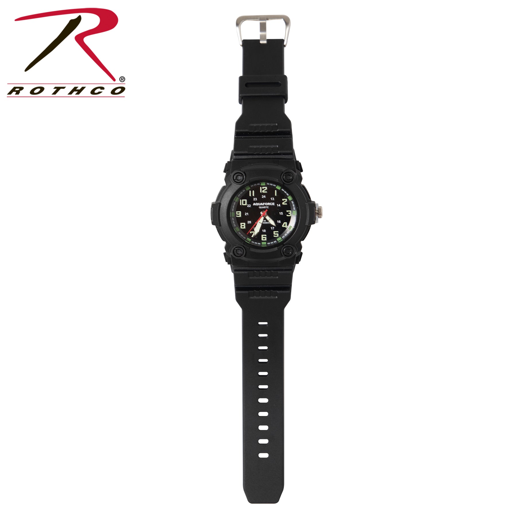 Aquaforce Combat Watch by Brand - Part 4379, Rugged Military-Style Quartz Watch with Luminous Hands and Water Resistance up to 50 meters