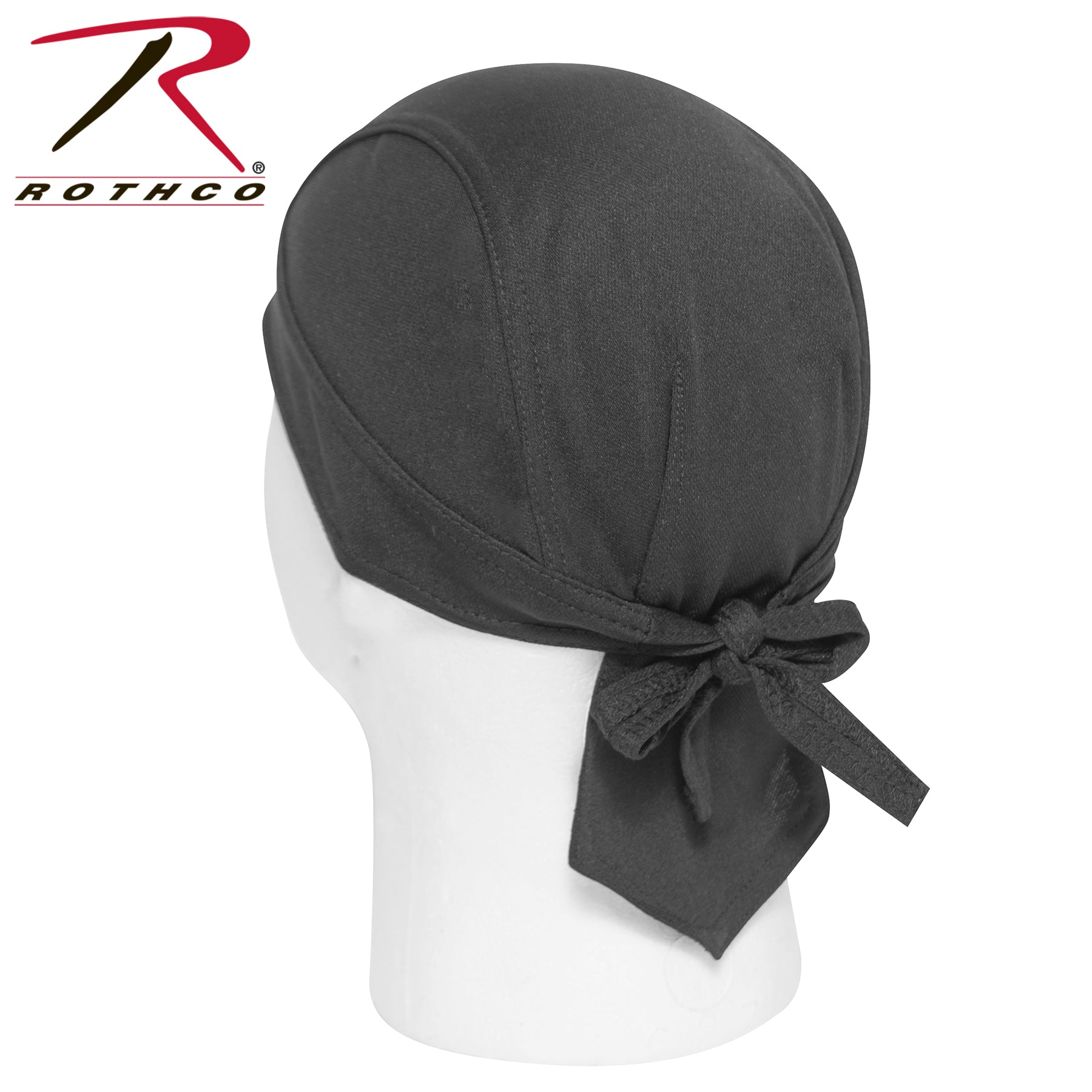 Rothco Moisture Wicking Headwrap Black - Part 55188