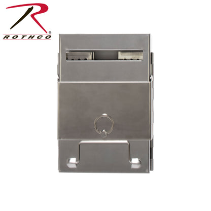 Rothco Stainless Steel Folding Camp Stove Part 1856 – Compact Portable Wood and Fuel Cooker