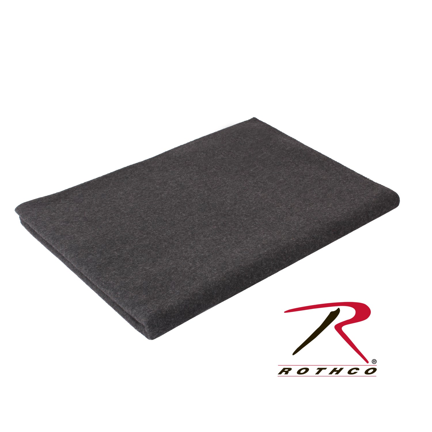 Rothco Wool Blanket Grey - Size 66" x 90" for Outdoor & Emergency Use