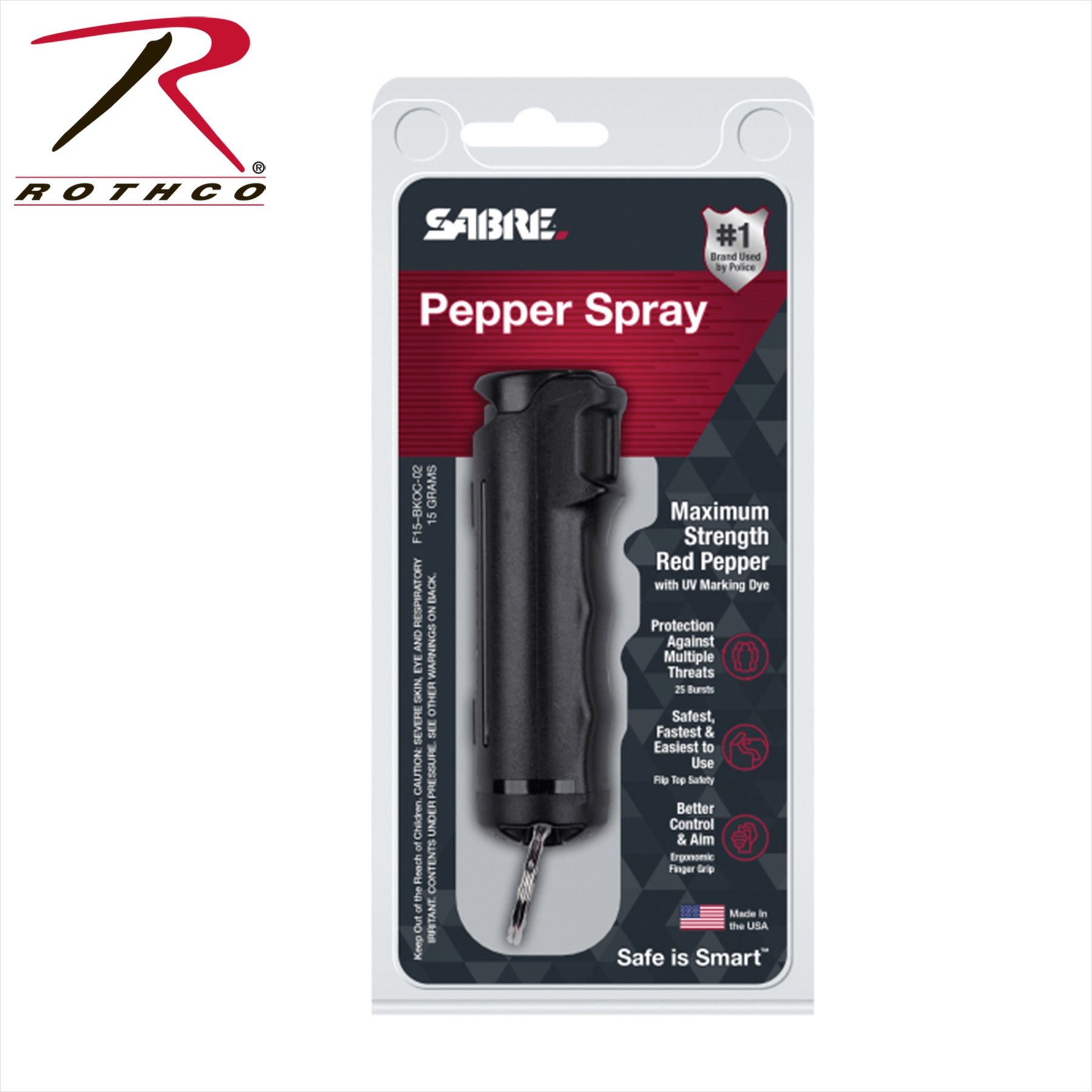 Sabre Pepper Gel with Flip Top & UV Marking Dye - Part No. 11032