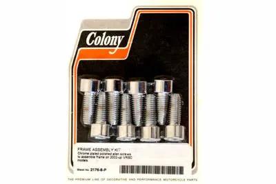 Colony Frame Assembly Kit Polished for Harley Davidson VRSC Models by Colony