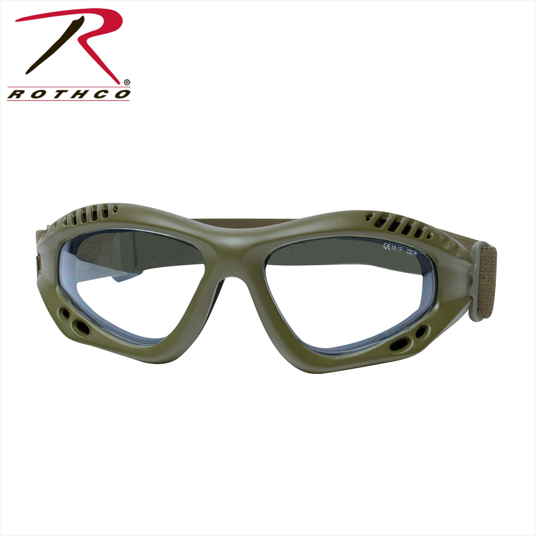Rothco ANSI Rated Tactical Goggles Olive Drab / Clear Part 11751