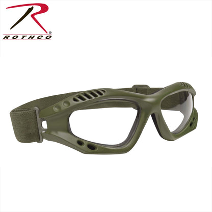 Rothco ANSI Rated Tactical Goggles Olive Drab / Clear Part 11751