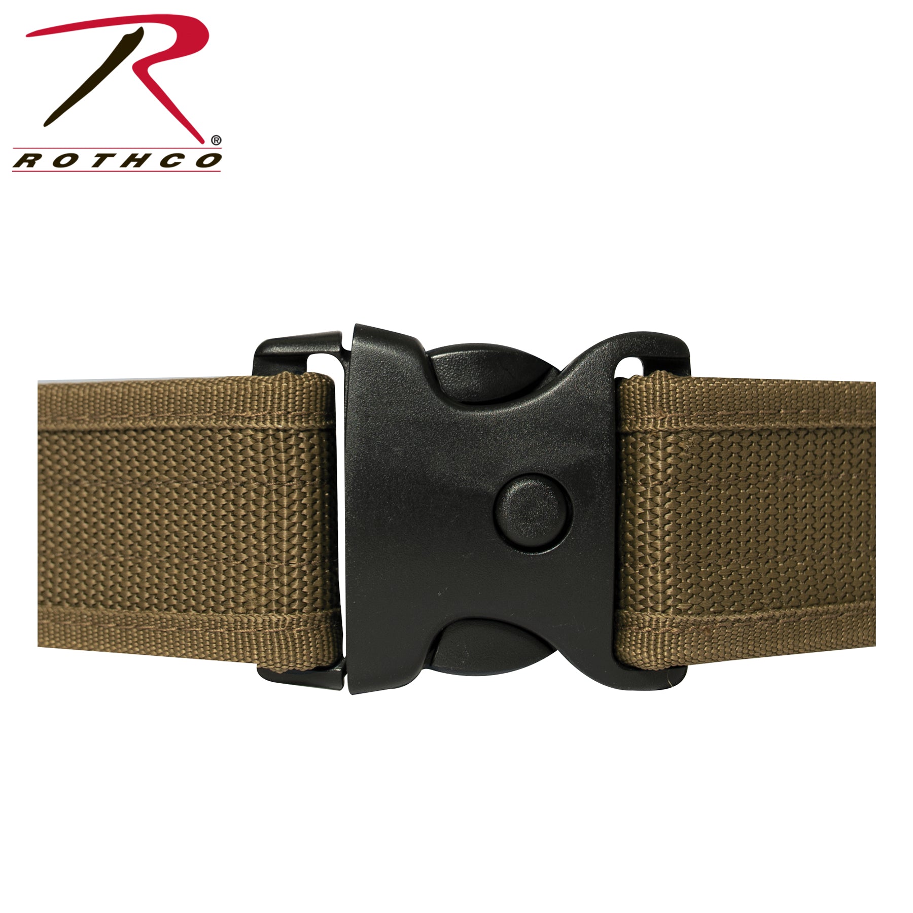 Rothco Deluxe Triple Retention Duty Belt in Coyote Brown – Size 46-50 Inches