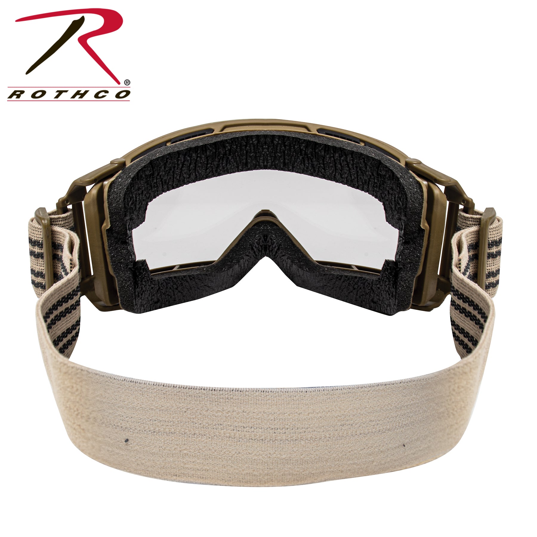 Rothco ANSI Rated OTG Goggles Coyote Brown / Smoke