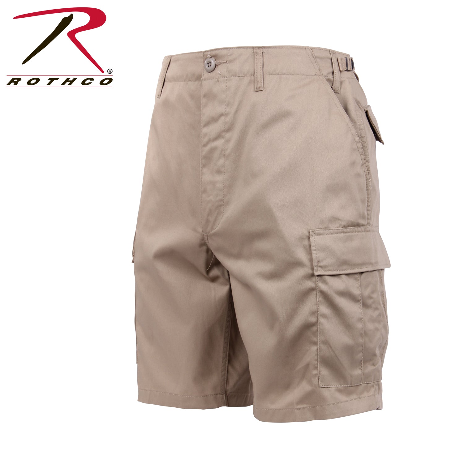 Rothco Tactical BDU Shorts Khaki Size 5XL – Durable Military-Style Cargo Shorts