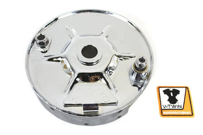 V-Twin Rear Mechanical Brake Backing Plate Kit Chrome for Harley Davidson EL and FL (Part #19141) by V-Twin