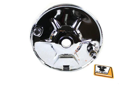 V-Twin Rear Mechanical Brake Backing Plate Kit Chrome for Harley Davidson EL and FL (Part #19141) by V-Twin