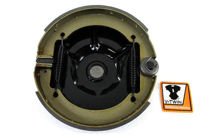 V-Twin 19141B Rear Mechanical Brake Backing Plate Kit for Harley Davidson EL & FL Models by V-Twin