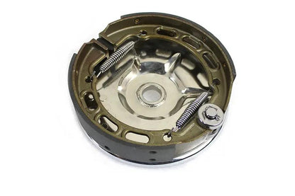 V-Twin Rear Mechanical Brake Backing Plate Kit Chrome for Harley Davidson EL/FL 1936-1945 by V-Twin
