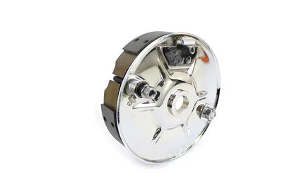 V-Twin Rear Mechanical Brake Backing Plate Kit Chrome for Harley Davidson EL/FL 1936-1945 by V-Twin