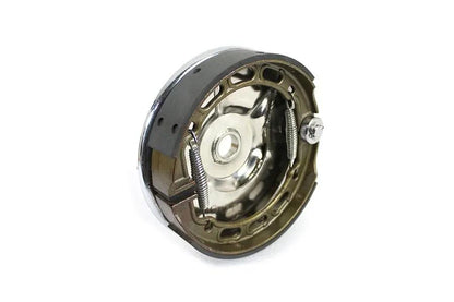 V-Twin Rear Mechanical Brake Backing Plate Kit Chrome for Harley Davidson EL/FL 1936-1945 by V-Twin