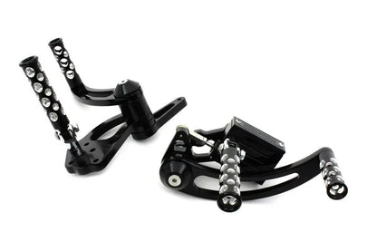 V-Twin Black Forward Control Kit for Harley Davidson FX (1970-1979) by V-Twin