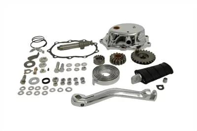 V-Twin Complete Chrome Kick Starter Kit for Harley Davidson 1954-1984 FL Models by V-Twin
