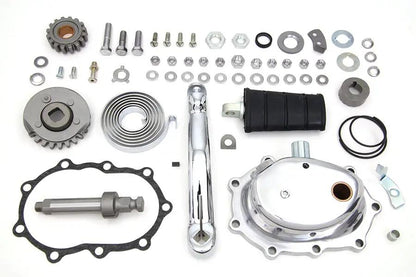 V-Twin Complete Kick Starter Kit Polished for Harley Davidson 1936-1941 FLH and UL Models by V-Twin