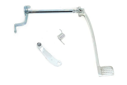 V-Twin XL Brake Pedal Kit Zinc Plated for Harley Davidson XL 1957-1966 by V-Twin