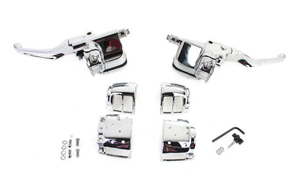 V-Twin Contour Handlebar Control Kit with 11/16 Inch Master Cylinder - Part #07-0655 by V-Twin