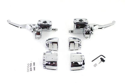 V-Twin Contour Handlebar Control Kit with 11/16 Inch Master Cylinder - Part #07-0655 by V-Twin