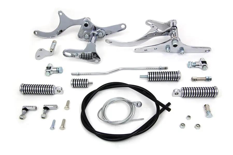 V-Twin Partial Forward Control Kit Chrome for Harley Davidson XL (1954-1963) by V-Twin