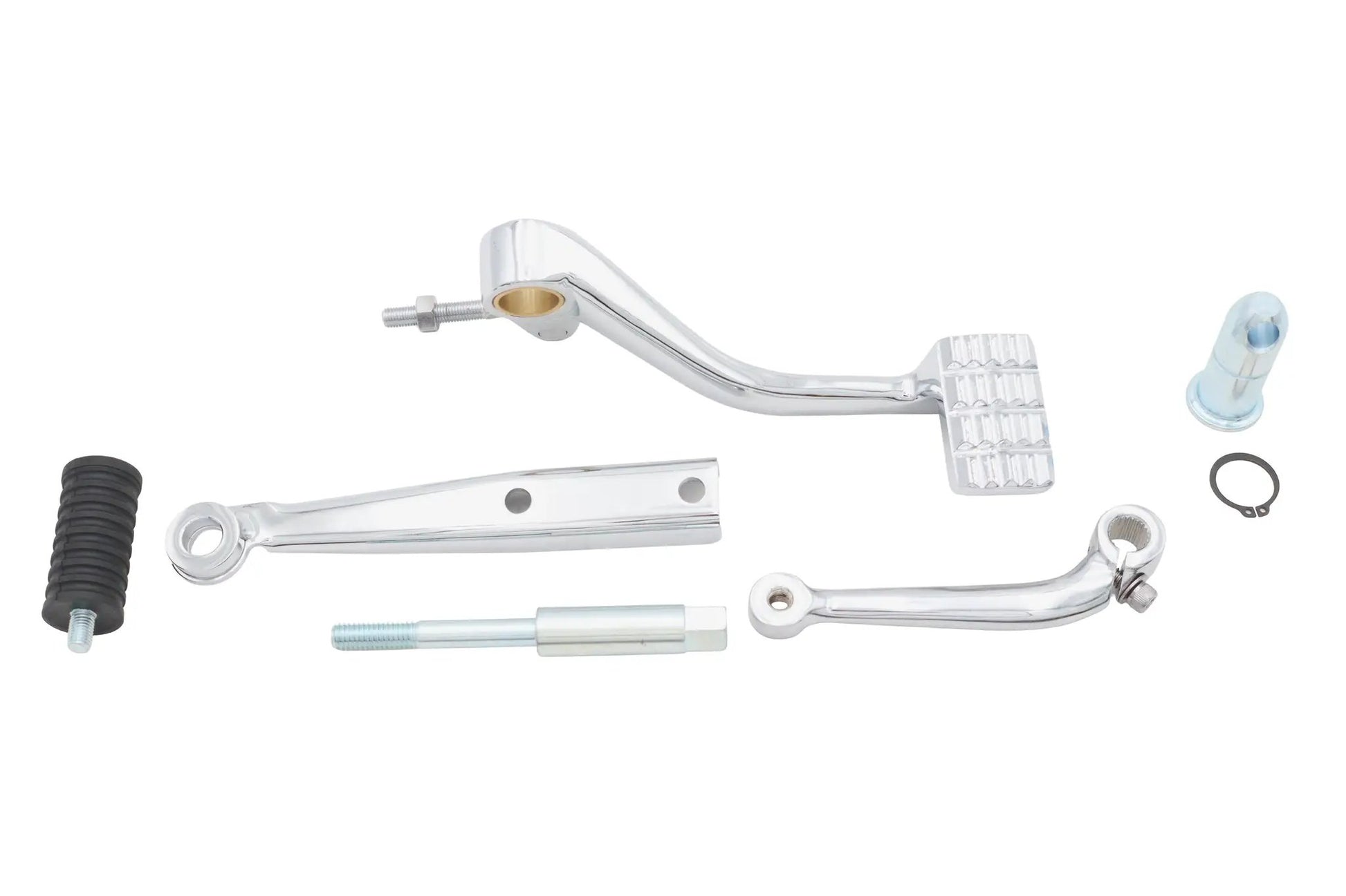 V-Twin XL Stock Mid Control Kit with Polished Brake Pedal for Harley Davidson XL (1983-1985) by V-Twin