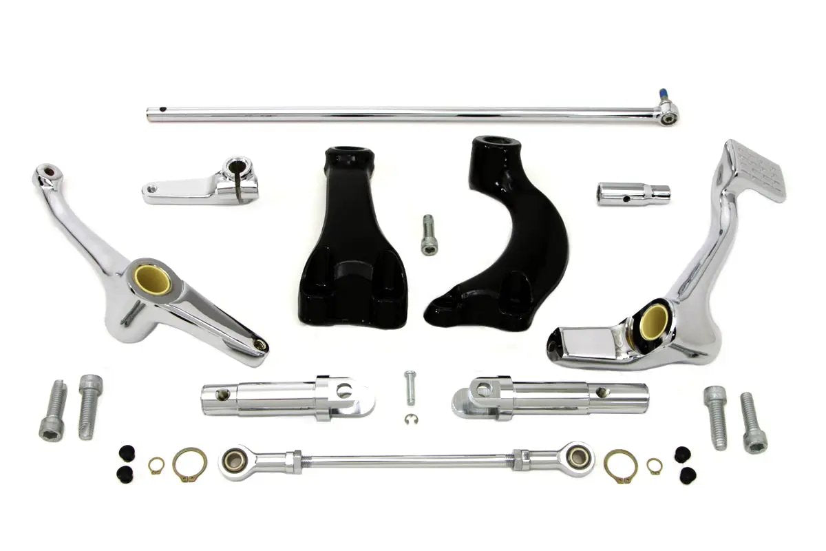 V-Twin Chrome Forward Control Kit with Pegs for Harley Davidson XL Models by V-Twin