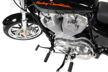 V-Twin Black Forward Control Kit with Pegs for Harley Davidson XL Models (Part #77608B) by V-Twin