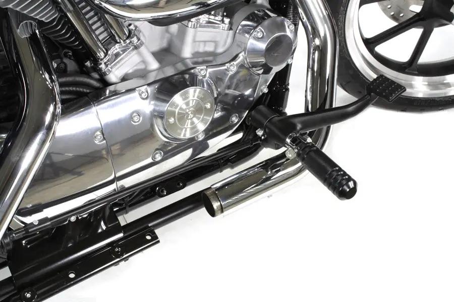V-Twin Black Forward Control Kit with Pegs for Harley Davidson XL Models (Part #77608B) by V-Twin