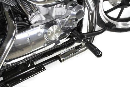 V-Twin Black Forward Control Kit with Pegs for Harley Davidson XL Models (Part #77608B) by V-Twin