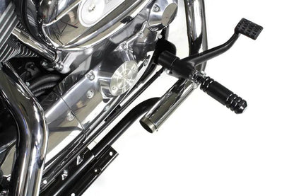 V-Twin Black Forward Control Kit with Pegs for Harley Davidson XL Models (Part #77608B) by V-Twin