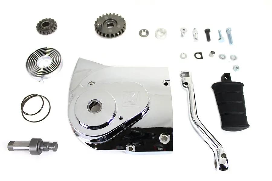V-Twin Kick Starter Conversion Kit Chrome for Harley Davidson XL (2007-2016) by V-Twin