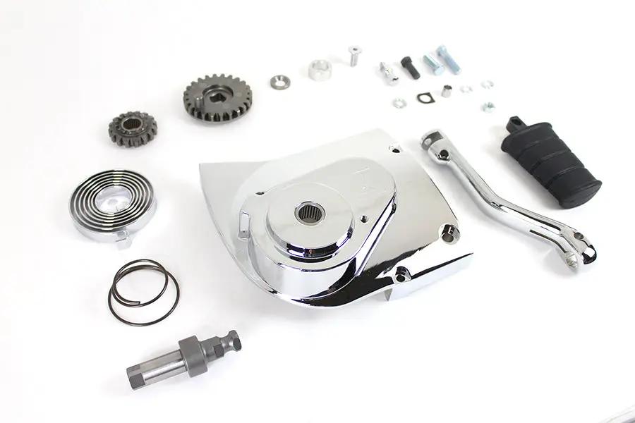 V-Twin Kick Starter Conversion Kit Chrome for Harley Davidson XL (2007-2016) by V-Twin