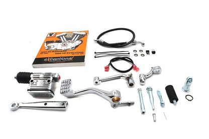 V-Twin XL Stock Mid Control Kit Chrome for Harley Davidson XL Models (1986-1990) by V-Twin