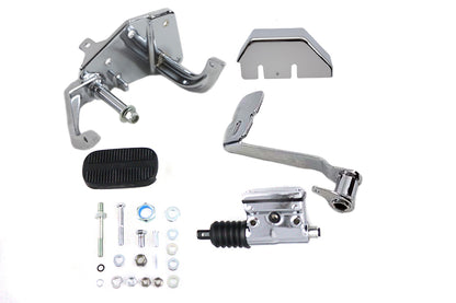 V-Twin Brake Control Kit with Chrome Master Cylinder for Harley Davidson FLST (1986-1995)