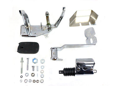 V-Twin Brake Control Kit with Chrome Master Cylinder for Harley Davidson FLST (1986-1995)
