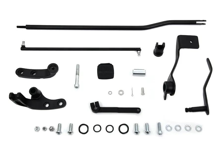 V-Twin Black Forward Control Kit for Harley Davidson FXD (2006-2015) by V-Twin