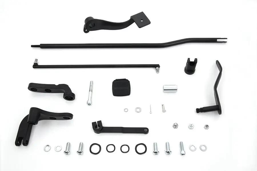 V-Twin Black Forward Control Kit for Harley Davidson FXD (2006-2015) by V-Twin