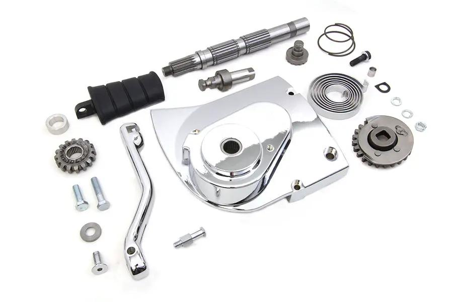 V-Twin Kick Starter Conversion Kit Chrome for Harley Davidson XL (2004-2005) by V-Twin