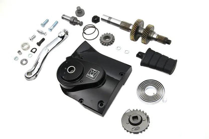 V-Twin Kick Starter Conversion Kit Black for Harley Davidson XL (2007-2016) by V-Twin