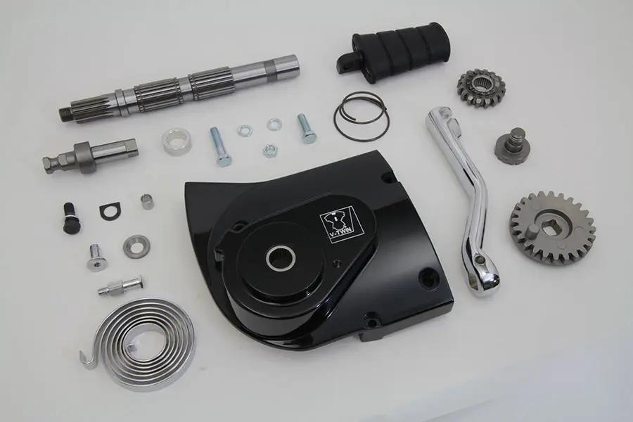 V-Twin Kick Starter Conversion Kit Black for Harley Davidson XL 2004-2006 by V-Twin