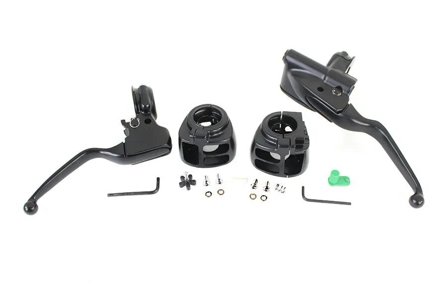 V-Twin Handlebar Control Kit Black for Harley Davidson FXSB, FLST, FLS, FXST 2015-2017 by V-Twin
