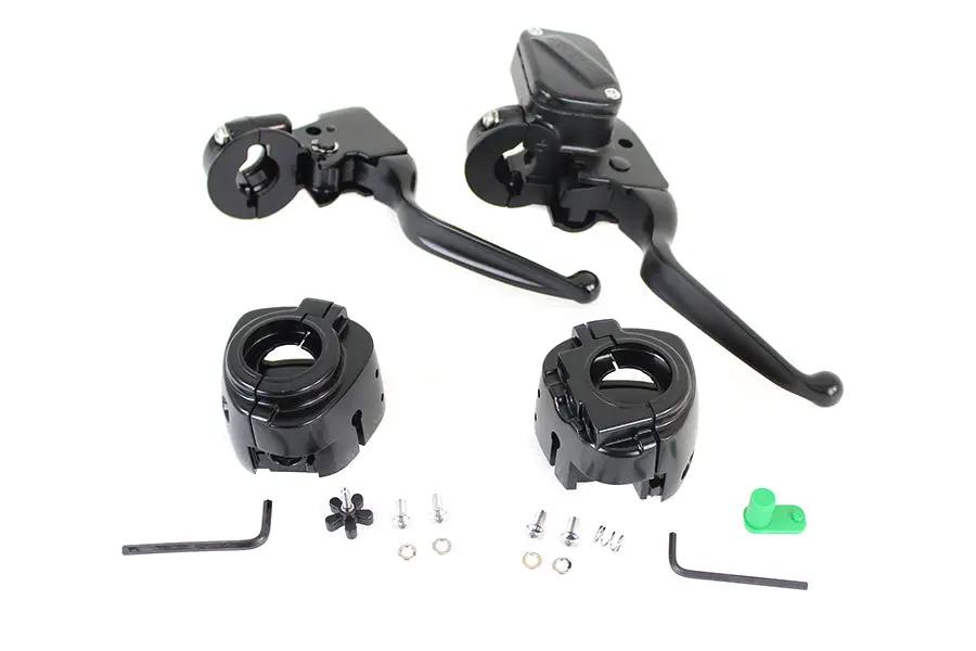 V-Twin Handlebar Control Kit Black for Harley Davidson FXSB, FLST, FLS, FXST 2015-2017 by V-Twin