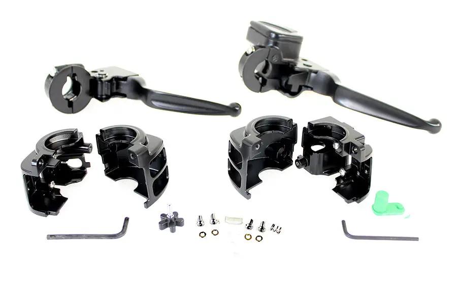 V-Twin Handlebar Control Kit Black for Harley Davidson FXSB, FLST, FLS, FXST 2015-2017 by V-Twin