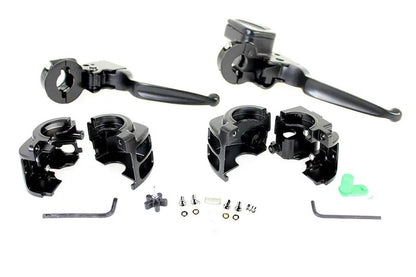 V-Twin Handlebar Control Kit Black for Harley Davidson FXSB, FLST, FLS, FXST 2015-2017 by V-Twin