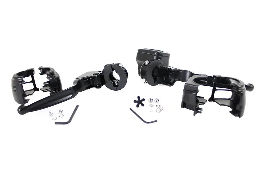 V-Twin Handlebar Control Kit Black for Harley Davidson FLHT and FLHX 2017-2024 by V-Twin