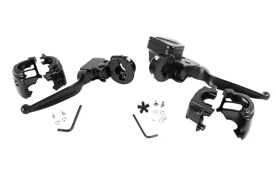 V-Twin Handlebar Control Kit Black for Harley Davidson FLHT and FLHX 2017-2024 by V-Twin