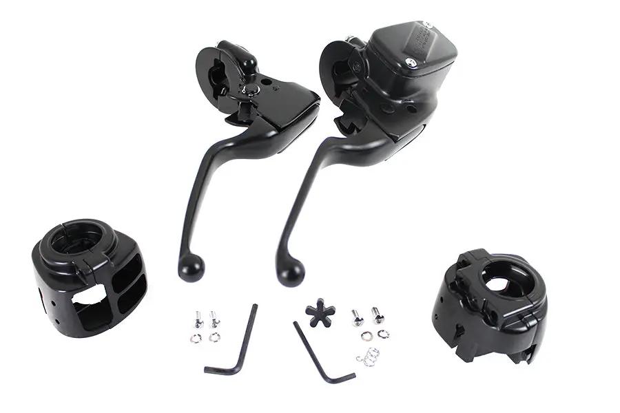V-Twin Handlebar Control Kit Black for Harley Davidson FLHT and FLHX 2017-2024 by V-Twin